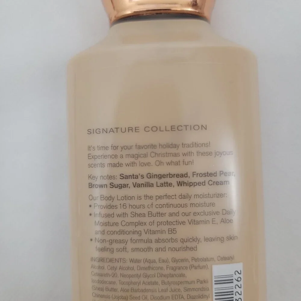 BATH & BODY WORKS Ginger Bread Latte Body Lotion 8 fl oz